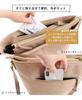 Lizdays Faux Leather Shoulder Bag with B5 Capacity Women's Bucket-Shaped (Gray Beige)