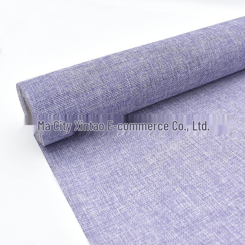 Colored Linen Burlap Roll for Bouquet Flower Packaging DIY Decoration