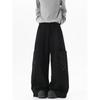 American Rivet Design Overalls Men's and Women's Autumn High Street Hiphop Sports Trousers Trendy Brand Design Sense Niche Pants