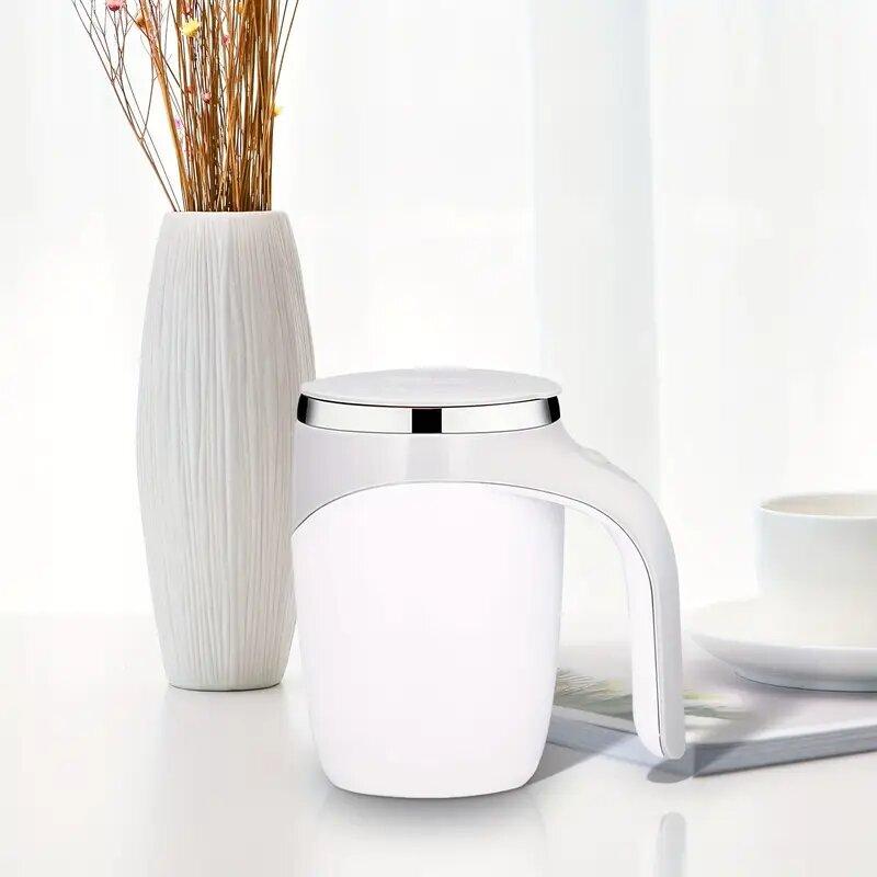 1pcSelf-stirring Coffee Cup-stainless Steel Coffee Blender Cup, Easy To Mix and Enjoy Smooth Drinks.