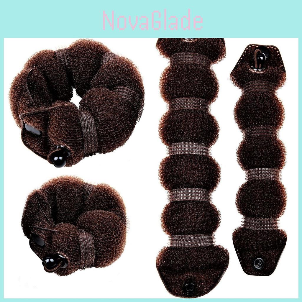 New Popular Nylon Hair Bun Maker Stylish Non-damaging Bun Twist Hair Accessory