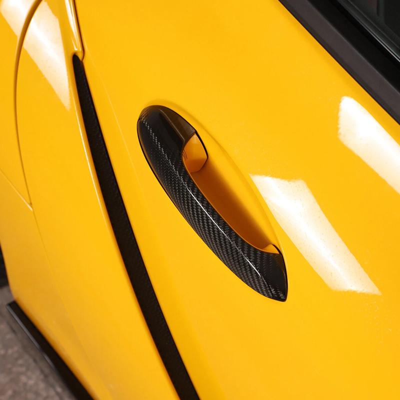 Real Carbon Fiber For BMW Z4/ For Toyota GR Supra A90 MK5 2019-2026 Car Outside Exterior Door Handle Cover Trim Car Accessories