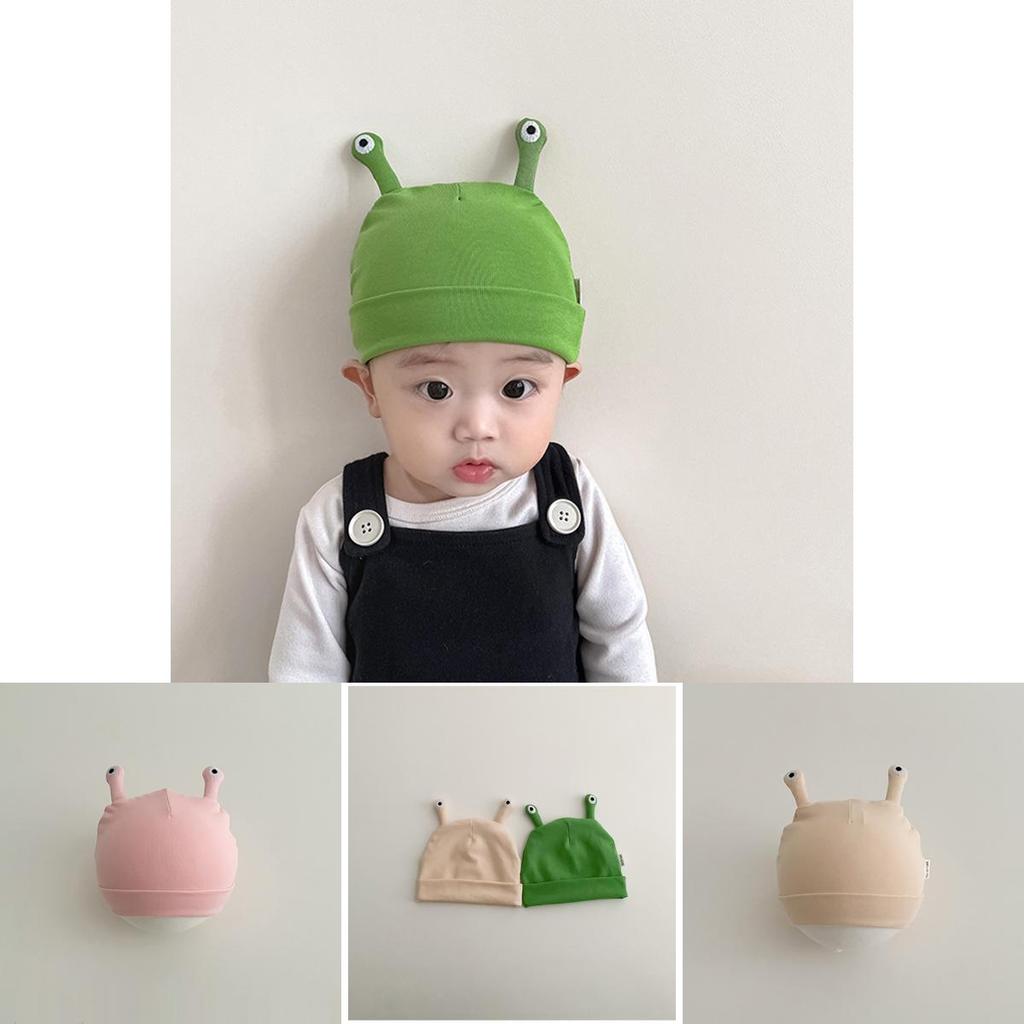 Мила бавовняна шапочка для новонародженого малюка Весняно-осіння тонка дитяча шапочка 0-3 місяці Унісекс