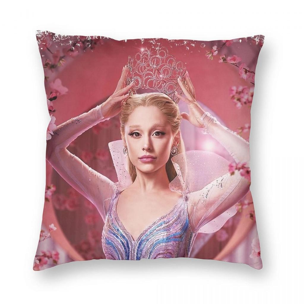 Wicked For Good Glinda Pillowcase Soft Polyester Cushion Cover Decor Throw Pillow Case Cover Home Square cm