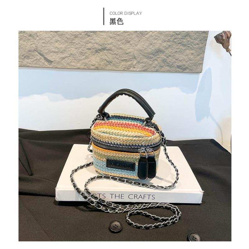 Сумка - Женская сумка-ведро через плечо - Высококачественная, Нишевая плетеная женская сумка