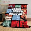 Grand Theft Auto V: Coperta Azione e Avventura coperta Arredamento Casa Coperta per riposo in ufficio Coperta in peluche per esterni Coperta per aria condizionata