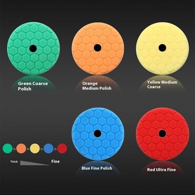 Roue de Polissage pour Voiture Auto-adhésive Manzena Disque Éponge Nid d'Abeille Disque de Polissage Cirage Outil de Beauté