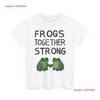 Frogs Together Strong T Shirt Portland Frog Protest Vintage Comfortable Top For Everyday Wear