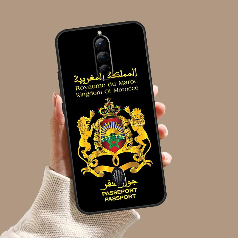 

Morocco Flag Coat Of Arms Symbol Case For ZTE Nubia Red Magic 10 10S 9S 8S 8 9 11 Pro Plus 6 7 6S 7S Pro 5G 6R 10 Air Cover For Red Magic 5G