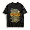 Happy Mother's Day Glitter Print Casual Short Sleeve T-Shirt Pure Cotton T-shirt