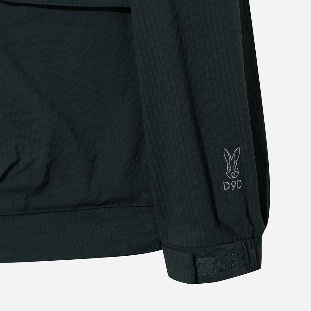 Dod All Day Seersker Hooded Jacket (Charcoal)
