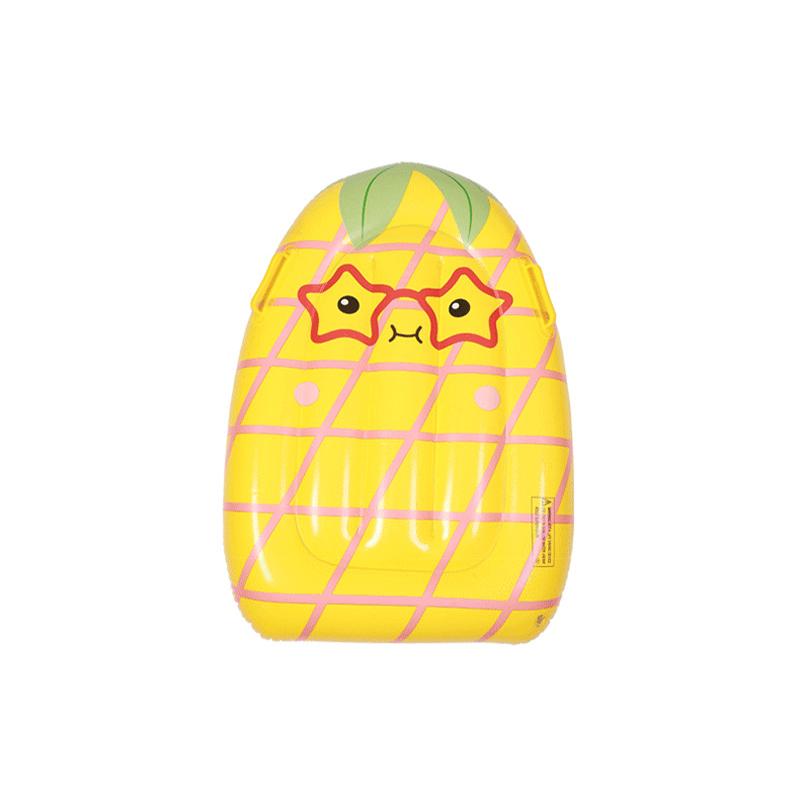 Cartoon Cute Kiwi Pineapple Inflatable Floating Lounge Chair With Handle