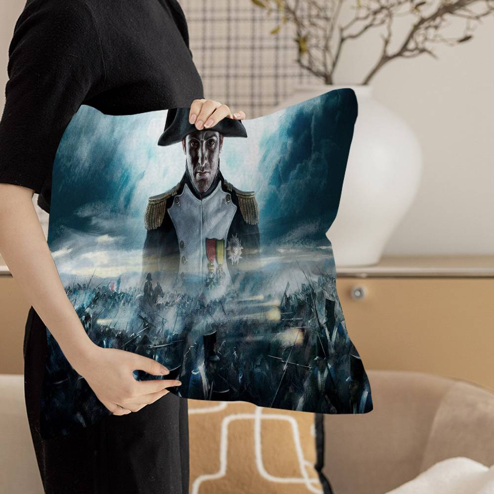 Napoleon Bonaparte kunst Kussen Cadeau Huis Kantoor Decoratie Slaapkamer Bank Auto Kussenhoes hoes x
