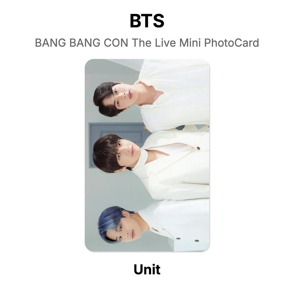 BTS BANG BANG CON The Live Mini PhotoCard Official Photocard