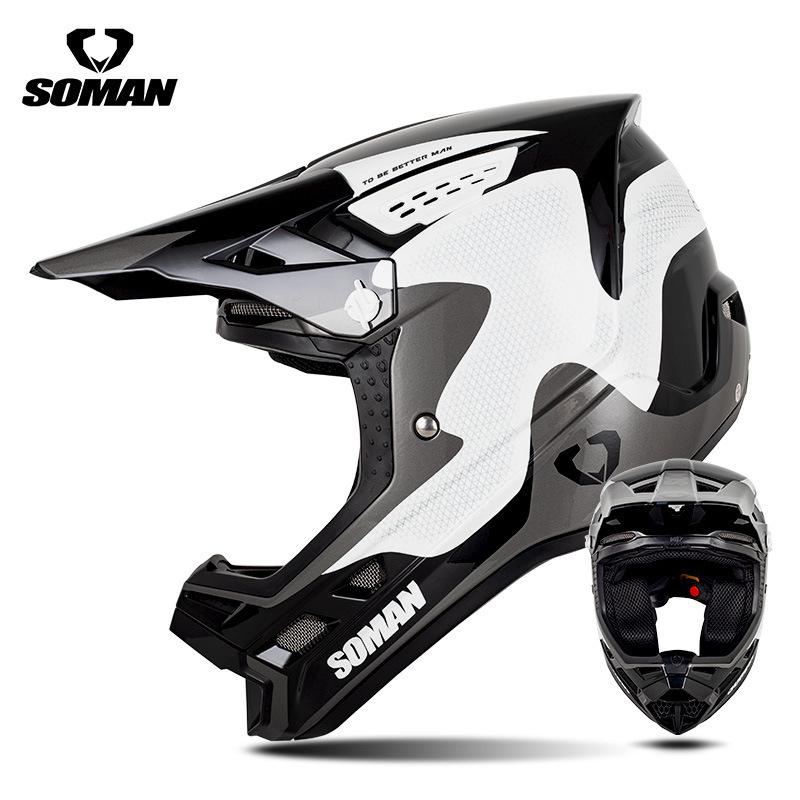 2025 New SOMAN Motorcycle Helmet Adult Riding Off Road Helmet Personalized Helmet Motocross Casco Motorbike Capacete CE Approved