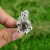 Mothers Day Sale 925 Silver Natural Labradorite Solitaire Flower Wife New Ring