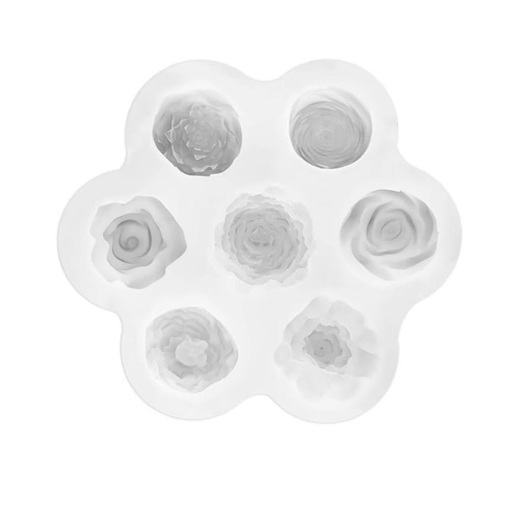 Flower Shape 3D Rose Cake Mold Heat-resistant Dessert Decorating Tools  Chocolate Making