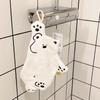 Panda Hand Towel, Hanging Type, Made Of Coral Fleece Microfiber, Absorbent And Quick-Drying, Suitable For Bathroom And Kitchen Use, Small Hand Towel