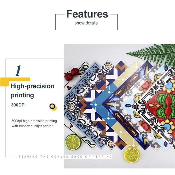 Waterdichte 3D Mandala Patroon Tegelstickers Keuken Badkamer Decoratie Zelfklevende Muur Meubelstickers Vloerbehang