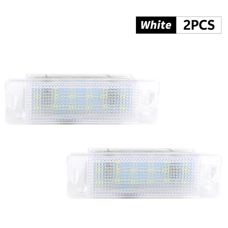 

2PCS White LED License Plate Lamp For Opel Astra F 1992-1998 LED Calibra 1989-1997 OEM 90241129 Tag Number Plate Light 12V 6000K