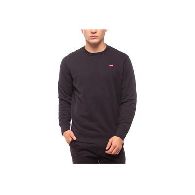 Levis Fashion Casual Versatile Round Neck Long Sleeve Sweatshirt Unisex Sweatshirt Black 35909-0003