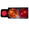2x Rear Combination Light Assembly Tail Lights with Metal Body and 12v Bulbs Suitable for Trucks Trailers Cars Buses