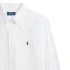 Polo Ralph Lauren FW24 Logo Embroidered Print Solid Color Linen Long Sleeve Shirt Men Shirts White MNPOWOV16824146-100