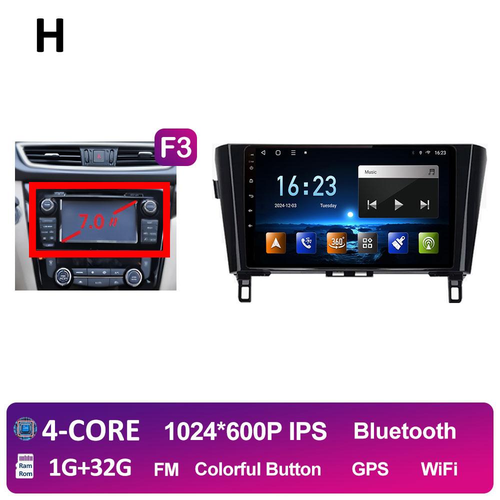 10.1 Inch Android 14 Car Video For Nissan Qashqai J11 X-Trail 3 T32 2013 2014 2015 2016 2017 Radio Player DSP Stereo Auto Tools