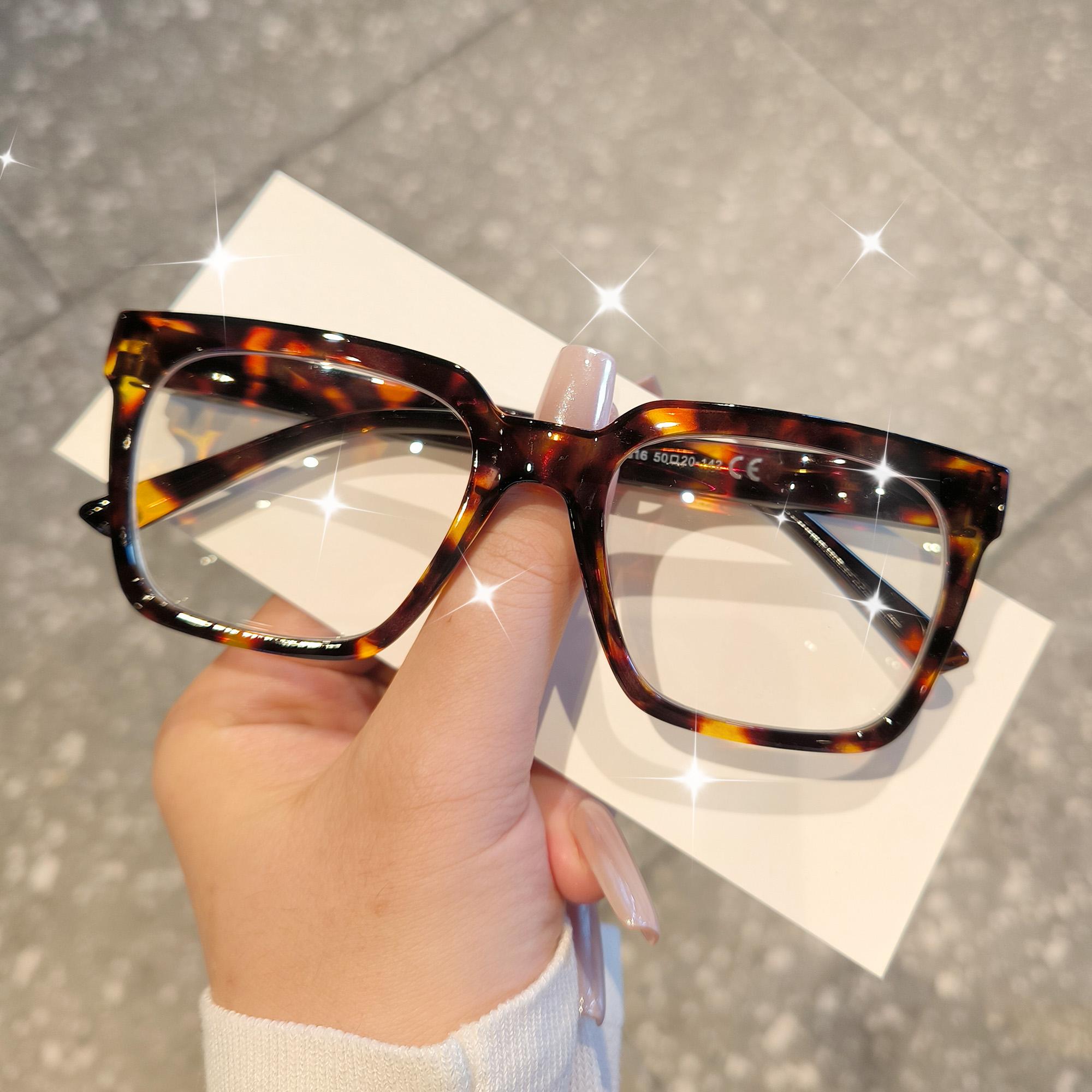 

Очки для чтения в стиле Опры для женщин и мужчин, компьютерные квадратные ридеры с пружинными петлями, от +1.0 до +4.0 4