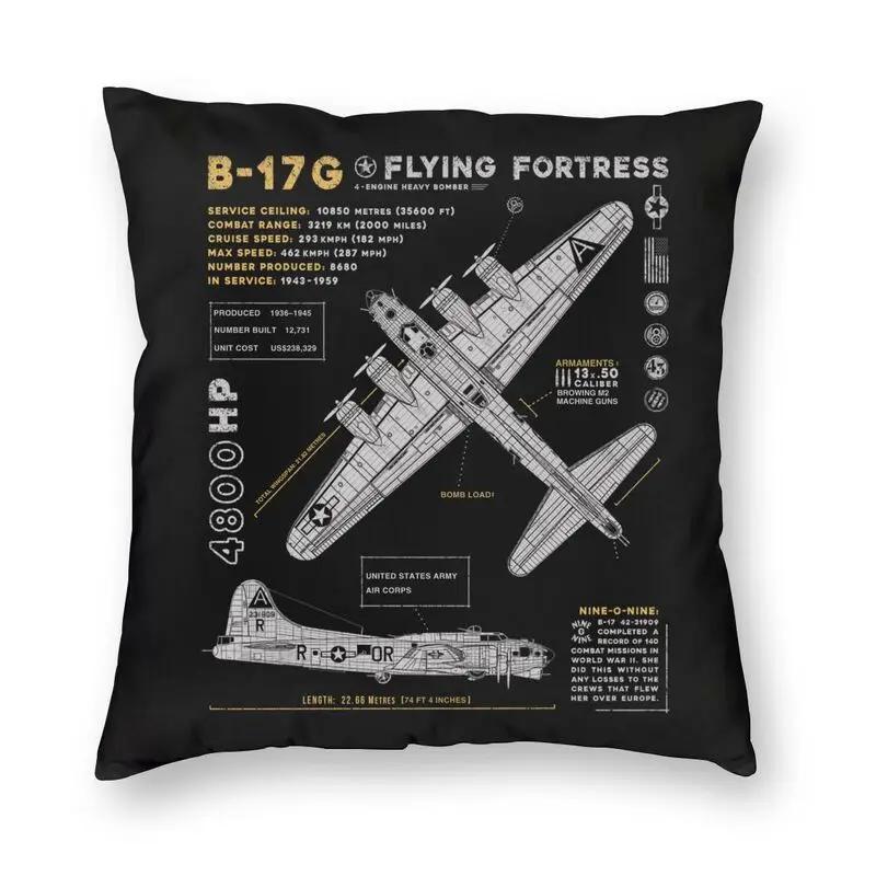 Supermarine Spitfire Povlak na polštář RAF Warbird Vojenský Letadlo Letadlo WW2 Pohovka Potah na polštář Domácí dekorace Sametový povlak na polštář