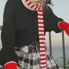 1PC Fashion Accessories Breathable Scarf Cool Thin Scarf Warm Long Scarf Comfortable Striped Design Y2K 180x4cm