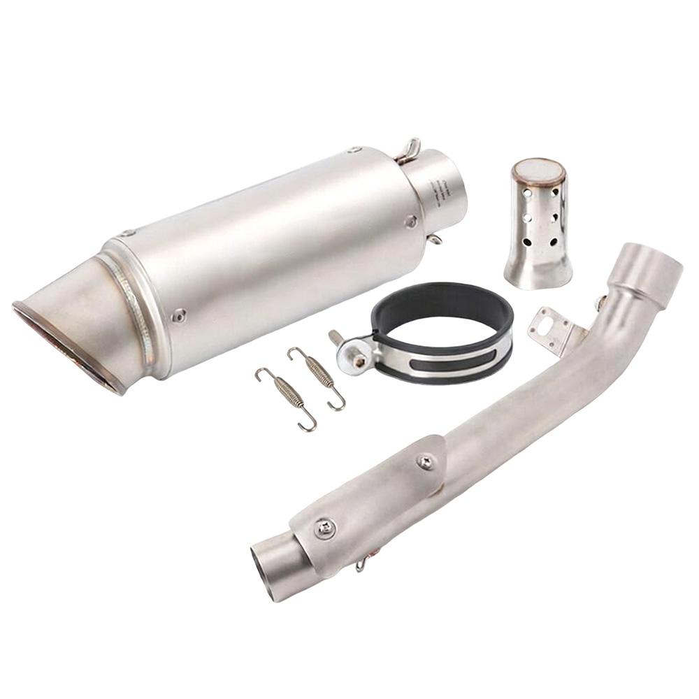 For Suzuki GSXR1000 2007 2008 Mid Link Pipe Slip On 51mm Muffler Exhaust Tips Exhaust Systems Exhausts Pipes
