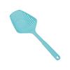 Large Strainer Spoon Long Handle Tool Colander Draining Scoop Pasta Strainer Cooking Kitchen for Spaghetti, Noodles, Veggies 13.5'' Utensils, Green