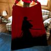 Anime R-Rurouni K-Kenshin Throw Flannel Cozy Print Blanket, Portable, Durable Machine Washable Cute Cool