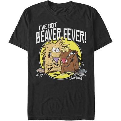 Nickelodeon Big & Tall Angry Beaver Fever Men's Tops Short Sleeve Tee Shirt