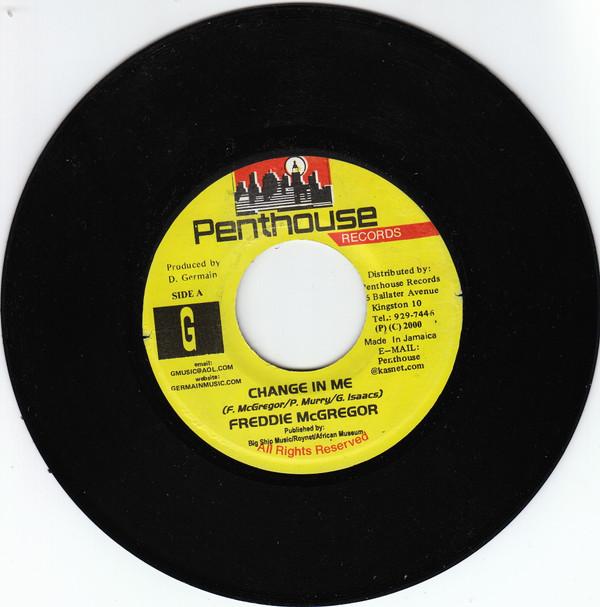 7inch Record FREDDIE MCGREGOR - Change In Me None Penthouse Recor 2000 Jamaica Reggae, Ska & Dub Used