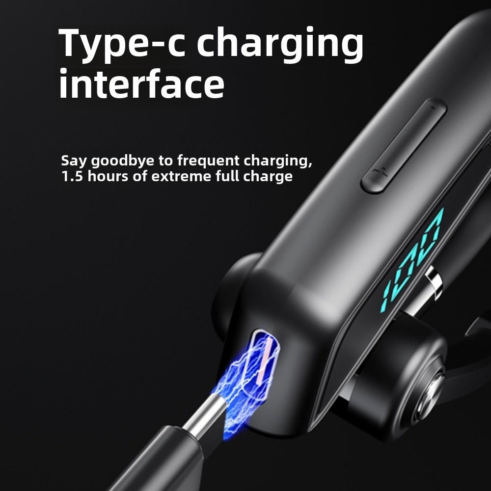 Bluetooth Headset New Business Model Sports Driving Upgrade Digital Display Upgrade Rotary Model