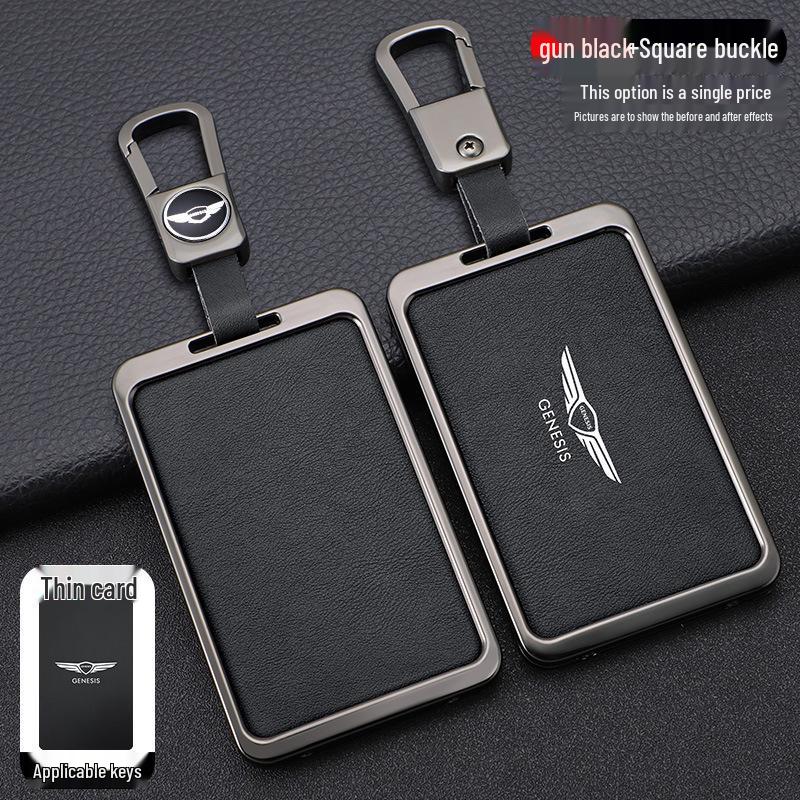 Genesis GV60/70/80 Key Case: High-End Men's Remote Bag & Buckle Shell