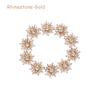 10pcs Flower Rhinestones Buttons Pearl Button Diamante Crystal Bow Wedding Bride Holding Scrapbooking Accessories Apparel Sewing