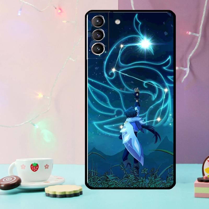 Genshin Impact Kaeya Phone Case For Samsung Galaxy S24 S25 Ultra S21 S22 S23 Ultra S9 S10 S20 Plus S25 FE Cover