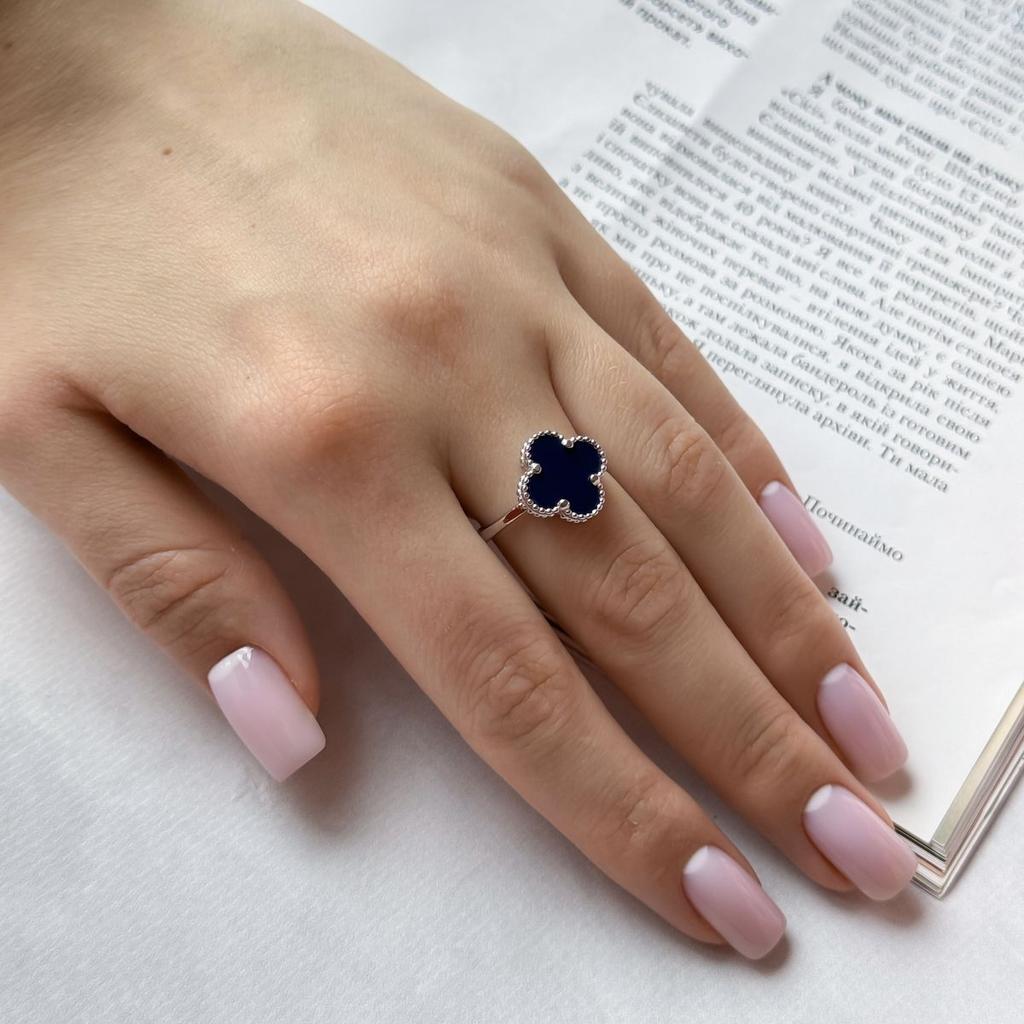 Silver Ring with Natural Lapis Lazuli, Product Weight 3.07 G (60001920)