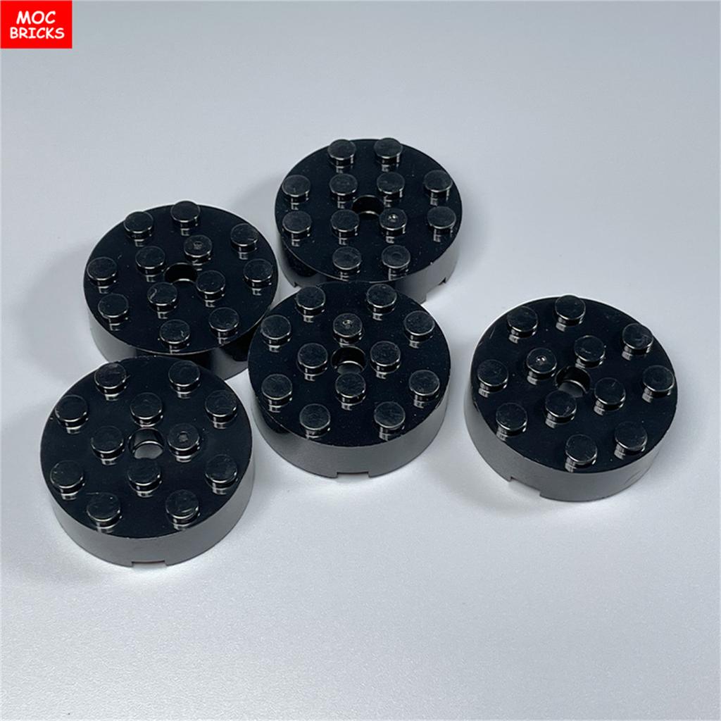 Non-Toxic Moc Bricks Round Brick 4X4 With Whole Particle 87081 Diy Educational Buliding Blocks Toy Children Birthday Kid Gift