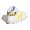 Adidas Hoops 2.0 Mid Shoes 'White Solar Yellow' Women's Sneakers GY7617