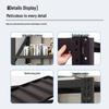 Black 4-Tier Heavy-Duty Storage Shelving Unit