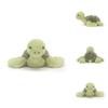 Turtle Cute Little Plush Toy Cartoon Green Hair Girl Sleeping Companion Gift