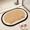 Anti Slip Puppy Absorbent Mat Cartoon Animal Door Mat Stain-resistant Bathroom Mat  Laundry Room