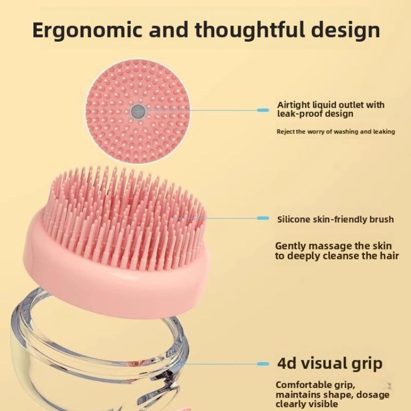 Pet Dog Bath Brush, Silicone Soft Bath Foaming Bottle, Massage Brush, Teddy Corgi Scrubber, Cat Bath Magic Tool