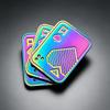 Zinc Zinc Alloy Fidget Slider Toy Metal Finger Spinne Toy Pocket Game Magnetic Fidget Slider  Kids Gifts