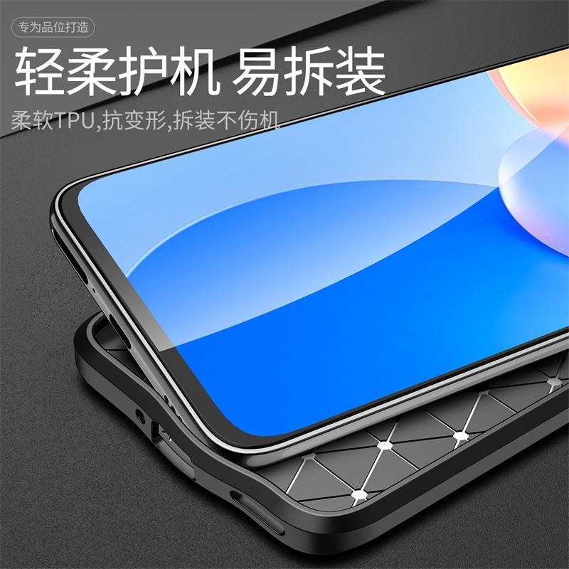 Für Huawei Honor X9 5G Hülle Cover Für Honor X9 Capas Original Bumper Stoßfest Rückseite Weiches TPU Leder Für Fundas Honor X9 Cover