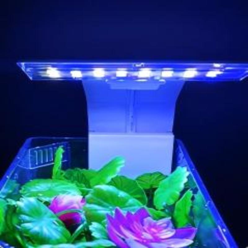Ultra tenké LED světlo do akvária, připevnitelné světlo na akvárium se 3 barevnými režimy, jasná lampa s plným spektrem